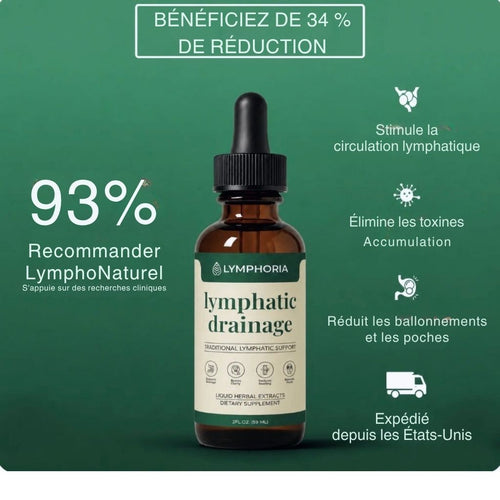 LymphoNaturel - Gouttes drainage lymphatique - Produit principal